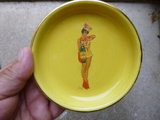 RARE COUPELLE CERAMIQUE ANISETTE BERGER PIN-UP RAYMOND DUCATEZ MOULIN DES LOUPS