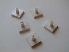 Lego 5 x white Tile Modified 2