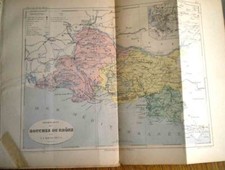 DÉPARTEMENT DES  BOUCHES DU RHÔNE LA FRANCE ILLUSTREE MALTE BRUN VERS 1880