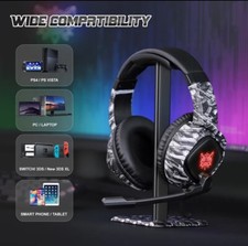 Casque de jeu GAMER PC/PS4/XBOX, filaire, stéréo, antibruit, micro GAMING NEUF