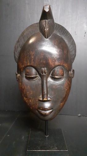 Masque baoulé cote - cote, d'ivoire