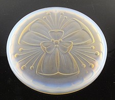 ART DECO DESSOUS PLAT EN VERRE