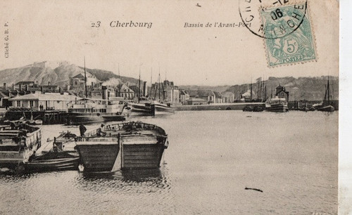 Cpa cherbourg bassin l - cherbourg,