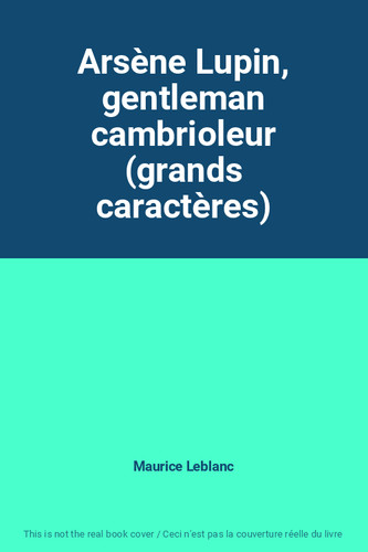 Arsène lupin gentleman - lupin,,