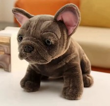 Jouet en peluche bouledogue de