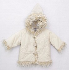 Blouson bébé IKKS KIDS beige foururre 6 Mois