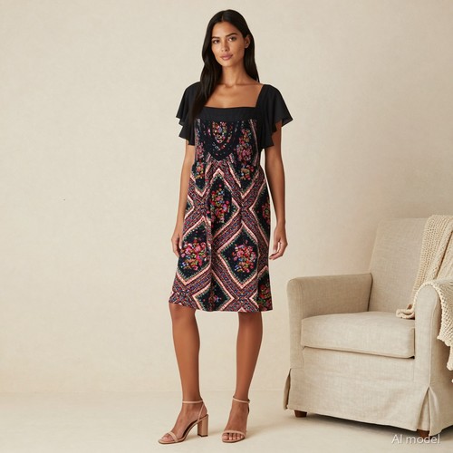 Boho cottage robe - boho,
