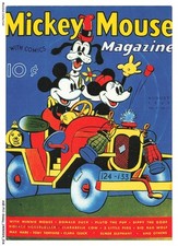 ASEP11-0782-DISNEY - MICKEY MOUSE MAGAZINE - MICKEY - MINNIE - GOUFY - VOITURE