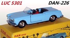 DINKY 528 PAR DAN TOYS PEUGEOT 404 CABRIOLET  BLEU CIEL #DAN-226