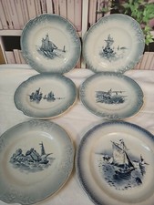 6 Assiettes Dessert Orchies Et