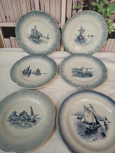 Assiettes dessert orchies et - 6,