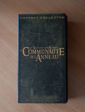 Coffret collector 2 VHS Le Seigneur Des Anneaux/la Communauté de L'anneau/2001