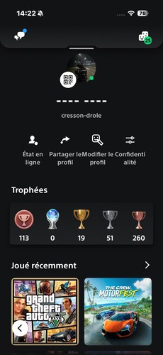 Compte playstation - compte,