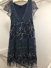 MNG Suit Blue & White Tiered