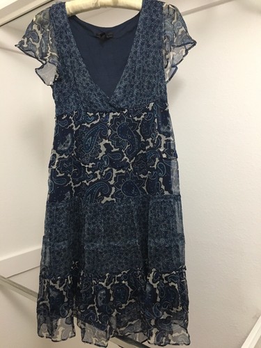 Mng suit blue white tiered - mng, &