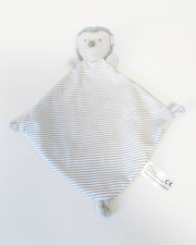 Doudou Plat Hérisson Gris Rayé  - Boîte A Malices CAD Districenter Distri Center