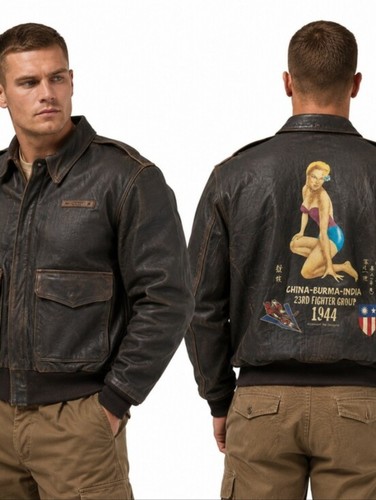 Cockpit usa leather - usa, bomber