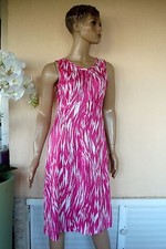ROBE ROSE & BLANC IMPRIME  T M