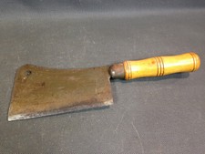 Ancien partelet feuille de boucher hachoir à viande de cuisine vintage