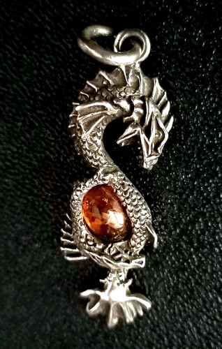 Ancienne pendentif dragon - pendentif, et