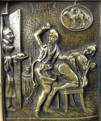 Objets curiosité plaque en - de,