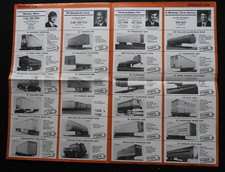 1977 Fruehauf Utilisé Semi Lourd Camion Remorque Sales Brochure Dépliable Poster