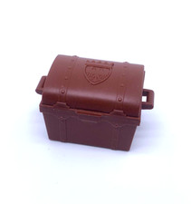 PLAYMOBIL * MOYEN-AGE * Coffre au Trésor Marron Armoiries 3550 3542 3570 Vintage