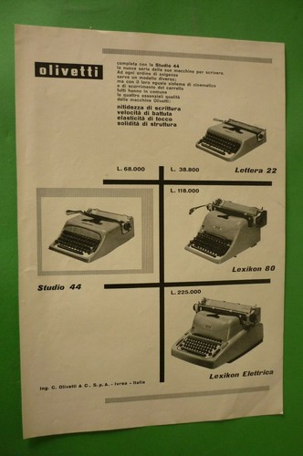 Olivetti machines écrire - olivetti, À