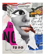 Art mural de collage abstrait