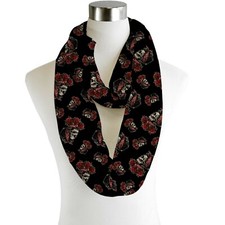 Foulard Chiffon Infini Tête De Mort Sucrée Fille