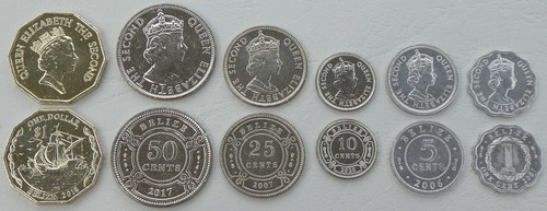 Belize jeu pièces cours - pièces,