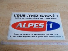 Autocollant RADIO ALPES 1