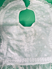 Bavoir ancien mousseline