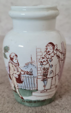 Pot a moutarde KG (Keller et Guerin) Lunéville intitulé au clair de la lune