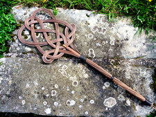 TAPETTE À TAPIS ANCIENNE EN OSIER TRESSÉ - 1900 - ART NOUVEAU