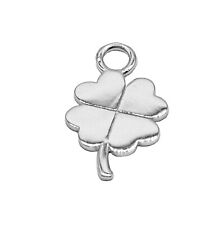 Charms Pendentif Trèfle Grand en Argent 925 - Collection Hoops