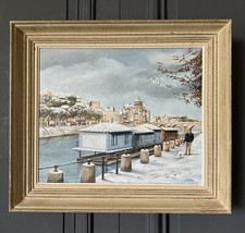 Huile sur toile par Lucien