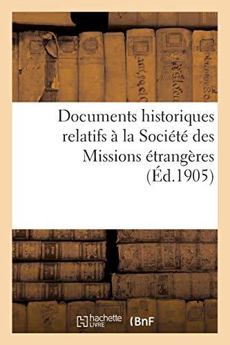 Documents historiques relatifs