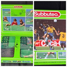 SUBBUTEO 60240 TABLE SOCCER JEU FOOTBALL TABLE 22 JOUEURS FRANCE ITALIE  COMPLET