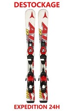 ski enfant occasion ATOMIC "RACE" taille: 120 cm = 1 mètre 20 + fixations