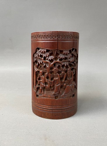 Pot bambou art asie fin - pot,