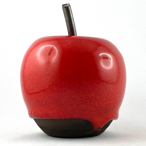 Sculpture pomme rouge - "pomme, rouge"