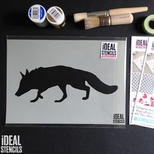 Fox Pochoir Art Artisanat