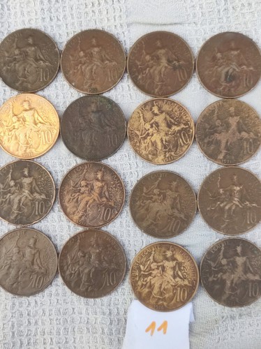 Lot pièces de - de, monnaie