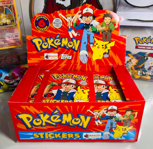 Autocollants pokemon merlin - autocollants,