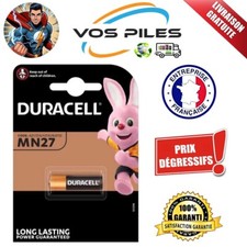 Pile LR27A 27A A27 MN27 V27A GP27A EL812 L828 Alcaline 12V 20 mAh ( Duracell )