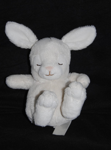 Doudou lapin blanc - lapin,