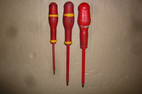 Lot tournevis plats - 3,