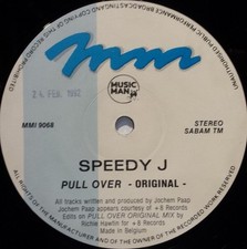 Speedy J, Pullover - mmi 9068 - 12'' Belgium 1990 NM|VG+