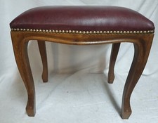 RARE STUDDED VOLTAIRE STOOL